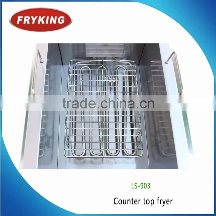 timeproof 2-tanks commercial electric potato fryer