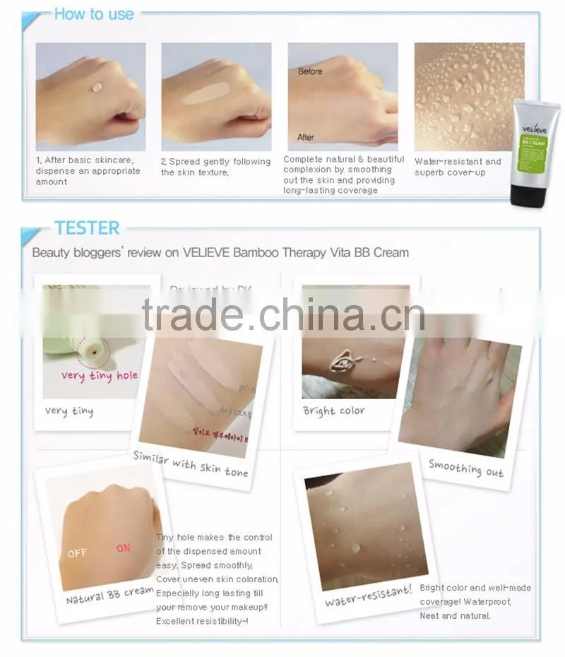 Bamboo Hydro bb Cream SPF25 PA++ bb cream tube korea