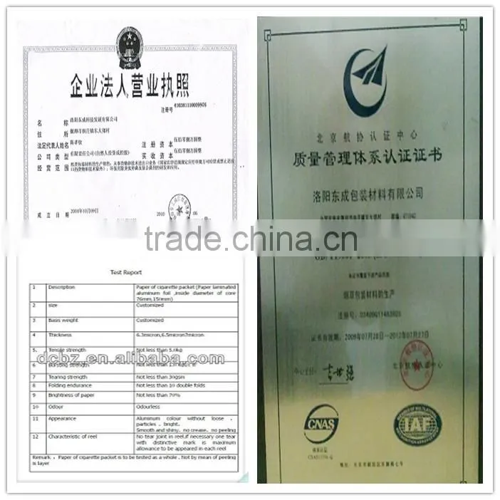 Transparent Bopp Film manufacturer for cigarette or cosmetic packaging
