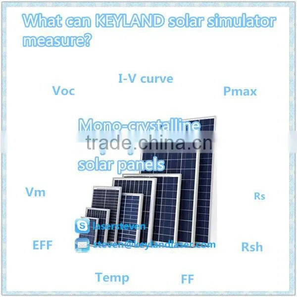 KEYLAND PV Panel Xenon Flash Lamp Solar Simulator for Sale