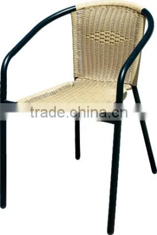 garden furniture metal wicker chair