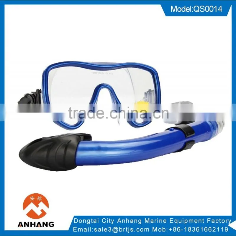 adult scuba silicone snorkel diving mask