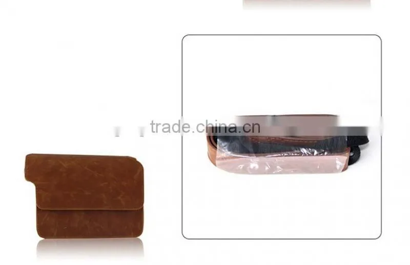 New Brown Instax W300, PU Leather Camera Case Bag For Fujifilm Instax Camera