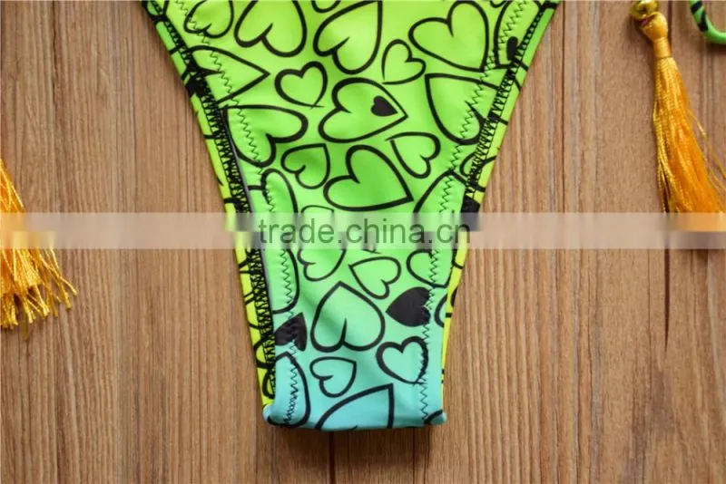 summer sexy girl handmade crochet bikini, crochet knitted bikini pure hand