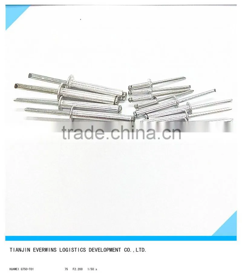 Countersunk head Aluminium Blind rivets