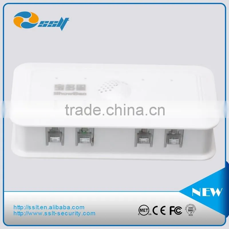 4 ports anti-shoplifting alarm cable system for cell phone