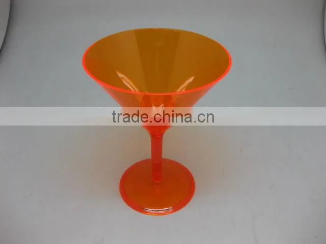 plastic clear glass cup