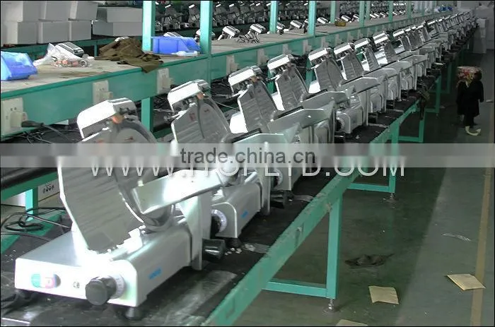 automatic industrial frozen electric meat slicer machine