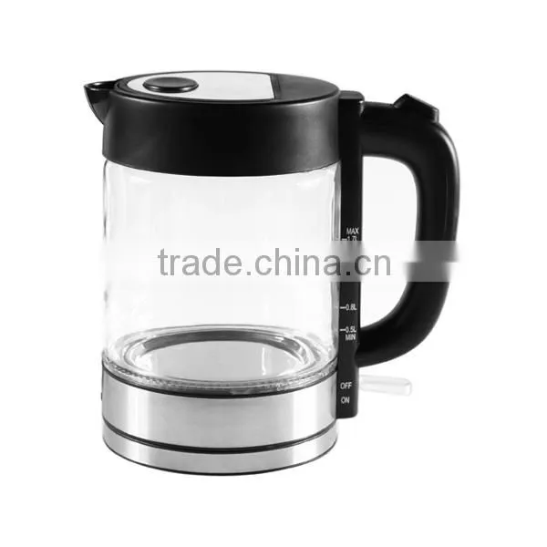 1.7L glass kettle