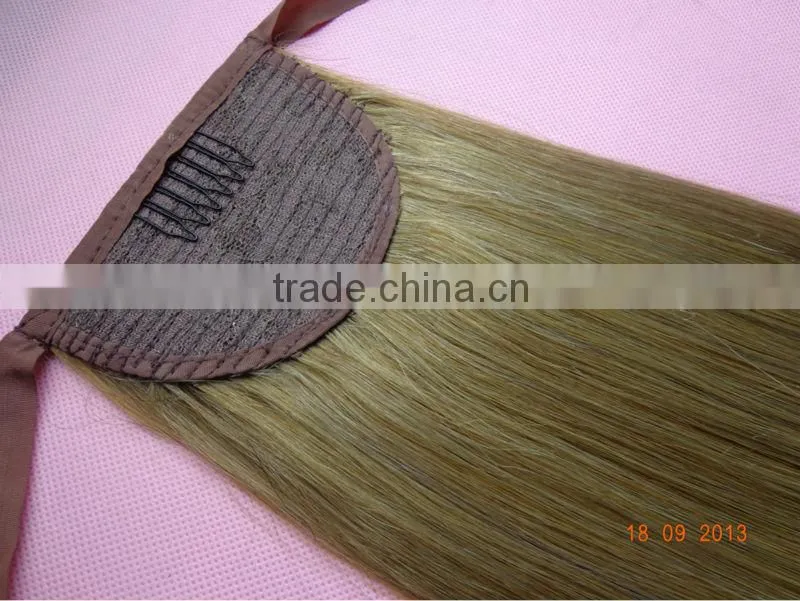 100% Virgin Remy Hair Indian Remy human Hair Ponytail 100 Human Hair