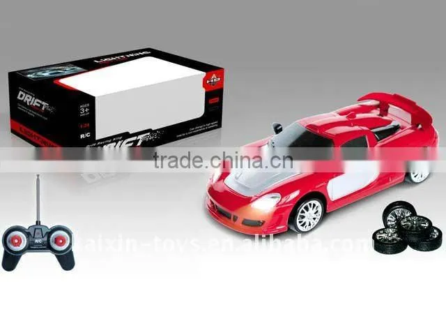 1078097 4 Function 1 24 Scale RC Car with light