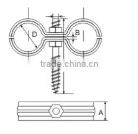 Double Pipe Clamps