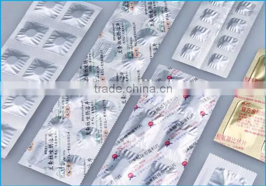 Double AU tablet capsule Strip Packing Machine