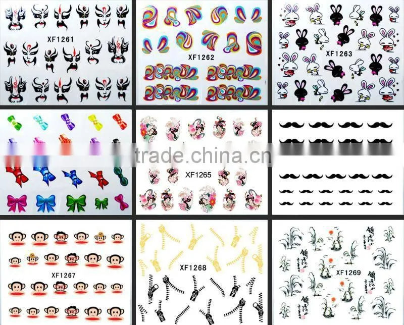 2014 newest Environment Friendly super thin real nail polish sticker
