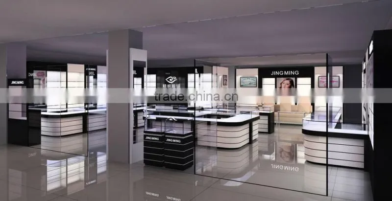 modern optical showcase, eyewear display,glass display showcase