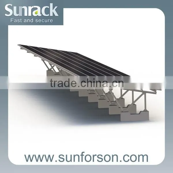 SunRack solar carport mounting system aluminum mount support
