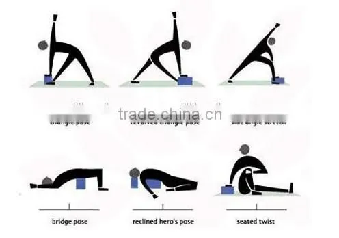 4''*6''*9'' Changzhou EVA Foam Blocks Brick For Yoga&Pilates