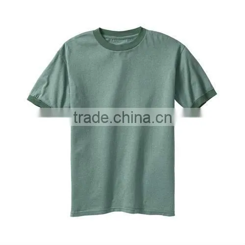 Ringspun Cotton Contrast Raglan T-shirt with Piping