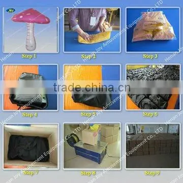 Yellow transparent PVC hummer model for advertising Anne