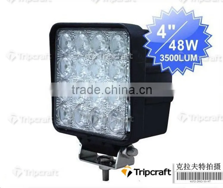 48W LED DRIVING LIGHT ,16pcs*3w led offroad light for Boat truck lamp ,led driving light