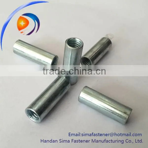 Zinc Plated Steel Round Threaded Nut