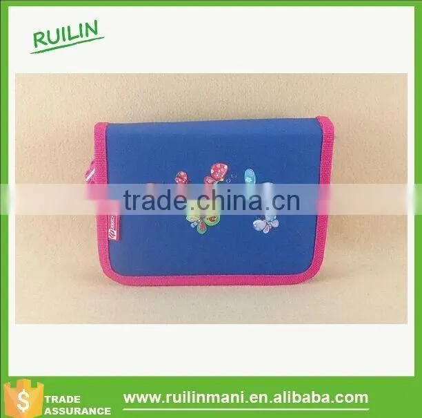 Free Sample ! customized size cute printed plastic pencil case for teenagers