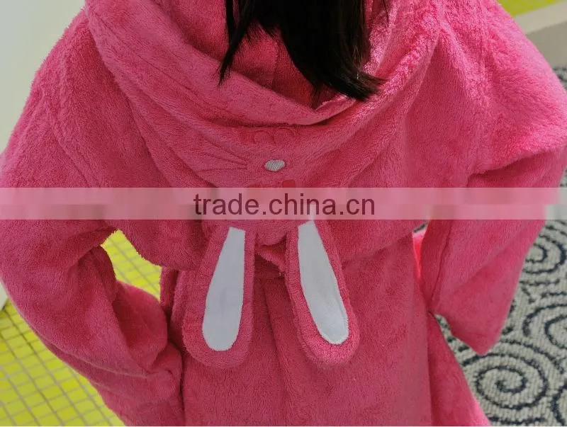 Cheap sexy see through sleepwear bamboo fiber winter girls home bathrobes