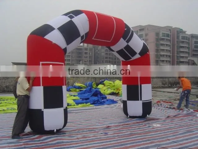 Popular commercial small advertising inflatable entrance arch