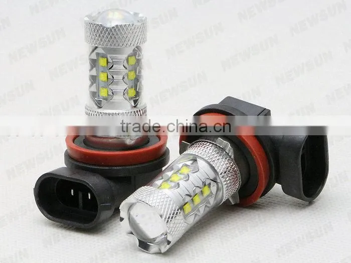 High Power White H8 80W C REE LED Headlight Fog Driving Lights Bulb