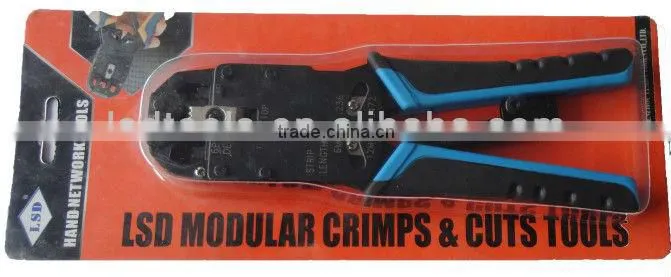 RJ10 RJ11 RJ12 modular plug crimping amp network tool for rj45 keystone jack network hand tools crimper LT-200R