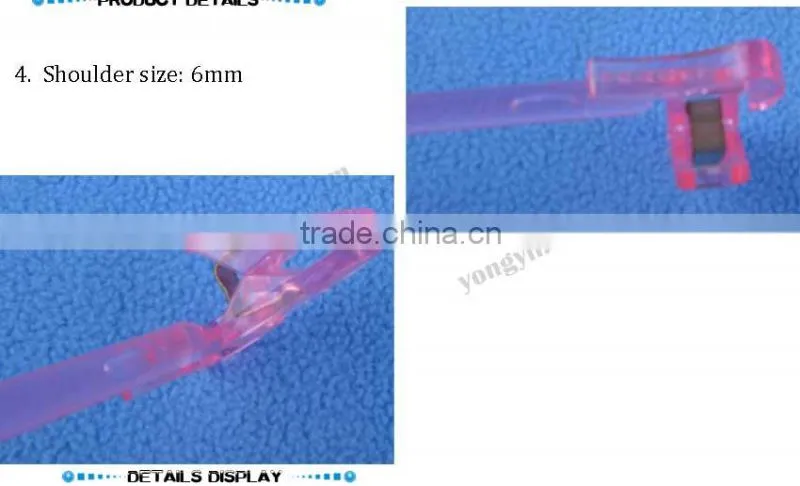 pink plastic small underwear clips hanger