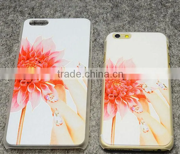 Dimensional relief painting shell Custom Hard Cover Shell for iphone 6