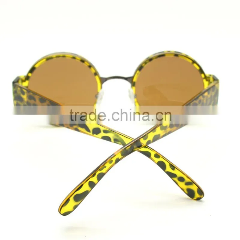 50s Vintage Style Steampunk round sunglasses factory price