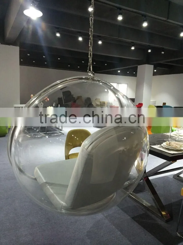 Eero Aarnio acrylic transparent hanging swing ball chair