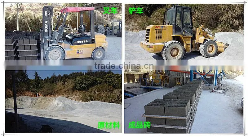 2013 concrete block and hollow block maker machine with high degree of automatic QT6-15