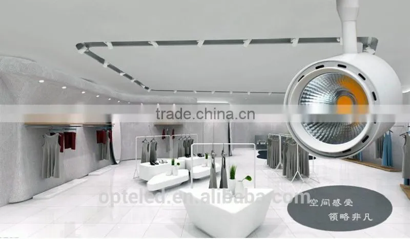 3 phase Full White 30W LED Track SpotLight