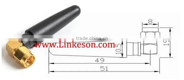 Long range 433Mhz Directional rubebr duck antenna