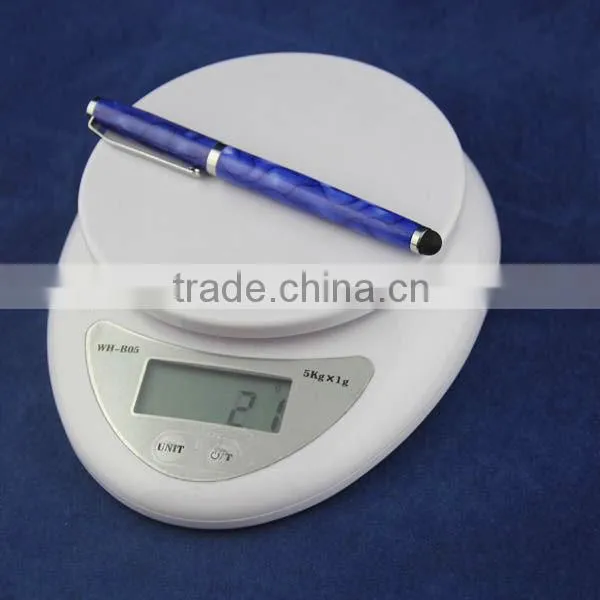 diamond stylus for smart phone, stainless steel with soft rubber tipped end