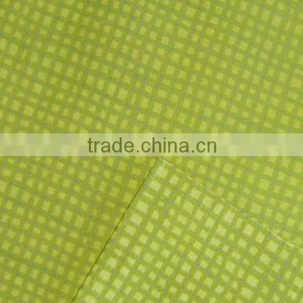T/C 80/20 45*45 110*76,check printed polyester cotton muslin fabric