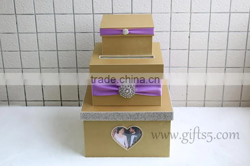 Excellent gold wedding keepsake box large wedding card boxes wedding card post box