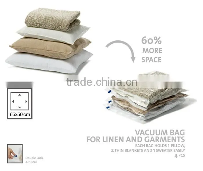 Hot sell vacuum bag for clothes storage and Space Saver vacuum bags