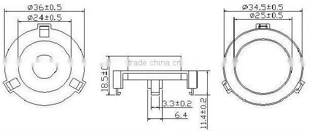 High sounds low current fire alarm buzzer(auto-excitation type)(RHOS)