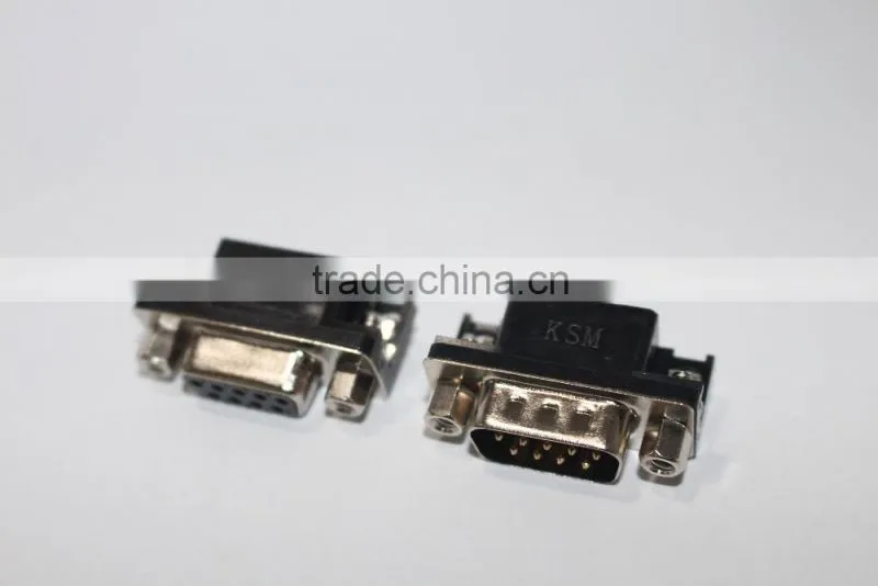 VGA connector r/a for board male female 9 pin