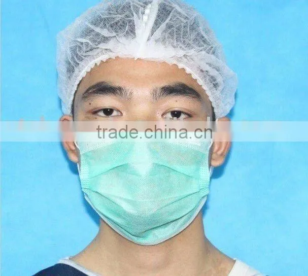 Disposable nonwoven face mask