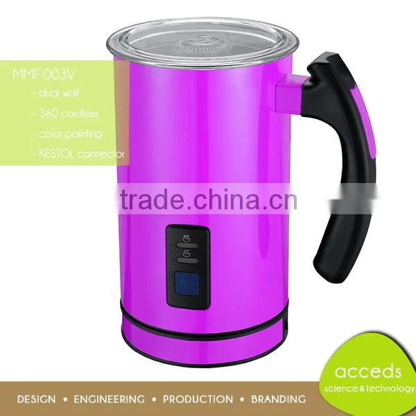 One Button Control Easy Handle Electric Coffee Foam Maker