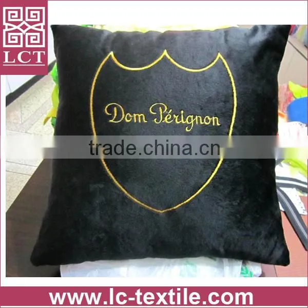 supply the highest cost-effective 100% soft and comfortable cheap pillow with custom logo embroidery for promotion(LCTP0075)