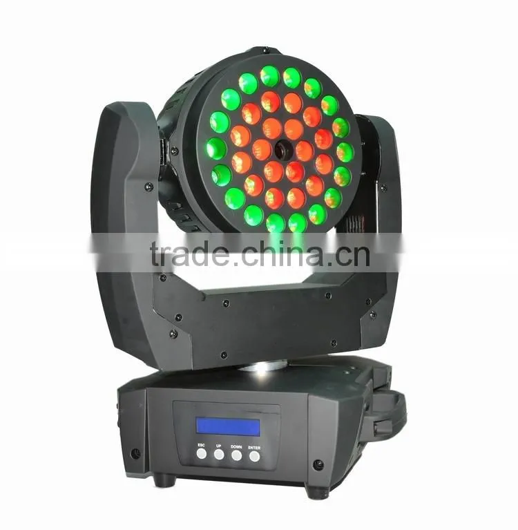 200mw green laser 36*10W 4in 1 rgbw led light for stage