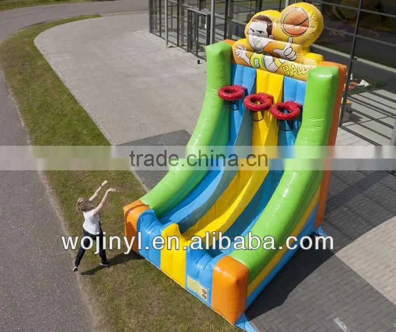 Inflatable basketball goal for shooting games/inflatable basketball field