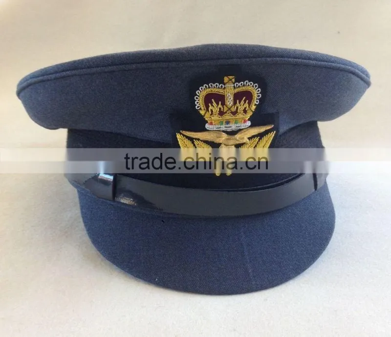 US Navy Admiral Officer Khaki Peaked Cap. custom peak caps