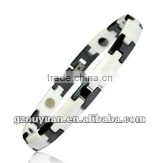 Wholesales custom design black ceramic bracelet, hot selling fashion ceramic bracelet